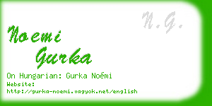 noemi gurka business card